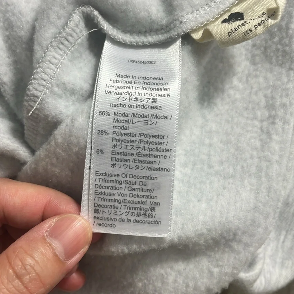 Madewell grey heather hoodie size small - Picture 7 of 9